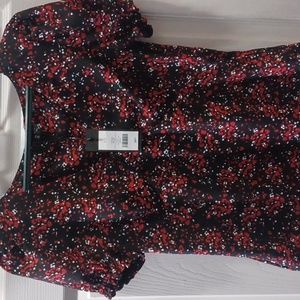 Womens small short sleave blouse by dynamite